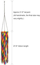 Ribbon Windsock Streamer, Outdoor Decorations for Your Patio, Garden, Yard, Dock and Camper, 49-Inch, WS49-YH by GreenHaven Gardens