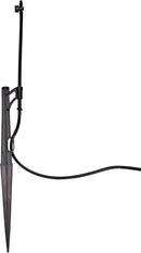 Raindrip 173CPUB, Adjustable Flow Micro Sprinkler Assembly, Quarter-Circle Pattern, Fan Spray, 1/4-Inch Clamp N Pierce® Inlet, Riser & 13-Inch Stake, Drip Irrigation Emitters for Drip Irrigation Gardening Systems, Black by GreenHaven Gardens