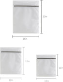 Lingerie Bags for Washing Delicates,Small Fine Mesh Laundry Bags,3Pcs(1 Large,1 Medium,1 Small) by TinyTreasures Baby Boutique
