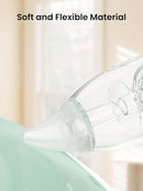 GROWNSY Nasal Aspirator for Baby with 2 Larger Suction Chambers and 6 Food-Grade Soft Silicone Tips, Grey by TinyTreasures Baby Boutique