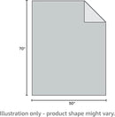 YnM Chunky Throw Blanket, Medium-Weight, Hand Knitted, Skin Friendly, Ventilated and Breathable, Machine Washable, Home Décor Piece for Couch, Sofa and Bed (Cerulean Blue, 50x70 Inch) by CozyNest Decor