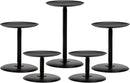 Homemory Holloween Candle Holders for Pillar Candles Set of 5 (Black) by CozyNest Decor