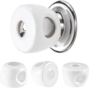 Inaya Baby Proofing Door Knob Cover (4 Pack) - Prevent Children from Opening Doors, Fit Most Round Knobs - Door Knob Safety Cover for Kids, Child Proof Door Lock, Child Proof Door Locks - White by TinyTreasures Baby Boutique
