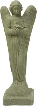 EMSCO Group 2260-1AZ Morning Angel Statue – Natural Sandstone Appearance – Made of Resin – Lightweight – 29” Height by GreenHaven Gardens