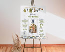 Generic Personalized Fishing Milestone Board, Big One 1St Birthday Milestone Poster, O-Fish-Ally Birthday Photo Milestone Sign, Design 016 by TinyTreasures Baby Boutique