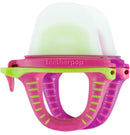 Teetherpop Fillable Silicone Teether for Babies – Breastmilk Popsicle Molds for Teething with Spill-Proof Sippy Slits – Freezable Baby Teethers for Liquids & Purées - Cool Relief (PinkLimon & Fuchsia) by TinyTreasures Baby Boutique