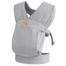 Baby Wraps Carrier Sling, Baby Carrier for Newborns and Toddlers,Skin-Friendly and Soft Front Baby Carrier Wrap Perfect Baby Gifts (Light Grey, Cotton) by TinyTreasures Baby Boutique