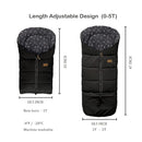 0-5T Length Ajustable Waterproof Stroller Winter Cover for All Stroller, XL Stroller Bunting Bag, Outdoor Tour Winter Stroller Sleeping Bag Infant to Toddler to Pre School by TinyTreasures Baby Boutique