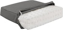 Classic Accessories Montlake Water-Resistant 23 x 20 x 4 Inch Patio Lounge Back Cushion, Light Charcoal Grey, Outdoor Loveseat Cushions by GreenHaven Gardens