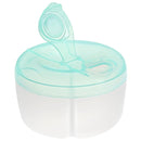 Accmor Baby Formula Dispenser On The Go, Formula Container to Go, Non-Spill Rotating Three-Compartment Formula Dispenser and Snack Storage Container for Infant Toddler Traveling by TinyTreasures Baby Boutique