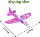 Manmel 50 Pcs Foam Gliders Planes Toys for Kids, Paper Airplane, Party Favors Goodie Bag Stuffers, Outdoor Flying Toys, Bulk for Classroom Prizes Boys and Girls by TinyTreasures Baby Boutique