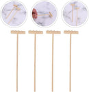 EXCEART Mini Rake Set - 24 Pcs Miniature Sand Garden Tools for Zen Meditation - Bamboo Smooth Toolkit for Kids Sand Tray by GreenHaven Gardens
