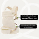 Ergonomic Baby Carrier for Newborns to Toddlers (7-35 lbs) with Adjustable Straps and Belt Bag – Comfortable, Versatile, and Stylish Babywearing Solution by TinyTreasures Baby Boutique