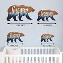 Personalized Baby Name Signs for Nursery, for Kids Room Bear Wooden Nursery Decor, Woodland Animal Decor, Baby boy Forest Themed Gift/6 by TinyTreasures Baby Boutique