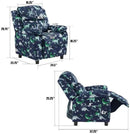 Ulax furniture Dutch Velvet Kids Recliner Chair, Toddler Armrest Sofa Couch, Ergonomic Adjustable Lounge Sofa with Footrest, Padded Backrest, Storage Arms, Child Sofa for Bedroom,Living Room by CozyNest Decor