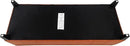 Joveco 51 Inch Storage Ottoman Bench,Tufted Leather Storage Bench for Bedroom (51”,Dark Orange) by CozyNest Decor