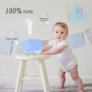 Aromatherapy Diffuser for Essential Oil, 300ml Cool Mist Humidifier with Remote Control, Aroma Diffusers for Home with Waterless Safety Switch & 14 LED Colors by TinyTreasures Baby Boutique