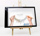Light Box Drawing Pad, Tracing Board with Type-C Charge Cable and Brightness Adjustable for Artists, AnimationDrawing, Sketching, Animation, X-ray Viewing (FR-A4-P-black) by TinyTreasures Baby Boutique