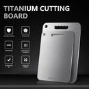 Titanium Cutting Board Ultra-Lightweight,Non-Toxic,Food-Grade Pure Titanium Cutting Boards for Kitchen Dishwasher Safe Double Sided High - End Chopping Board for Meat Vegetable Fruit by CozyNest Decor