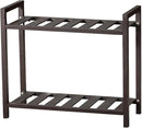 Versatile Indoor/Outdoor Plant Stand – High-Strength Aluminum with 300 LBS Load Capacity - Ideal Decor for Patios, Gardens, Living Rooms | L21.6 x W11.8 x H22 inches by GreenHaven Gardens
