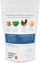 Pampered Chicken Mama Chick Feed - Premium Chicken Scratch Treat - High Protein & Calcium Grower Feed for Laying Hens (10 lbs)