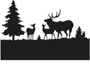 Wall Sconce LED Wall lamp, Indoor Wall Light with Cartoon Animal Pattern Design, Metal Acrylic Wall Lighting Glow Up and Down for Mirror Living Room Bedroom Hallway, 12W (Forest Deer) by CozyNest Decor