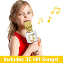 Move2Play, Kids Karaoke Microphone | Includes Bluetooth & Pre-Loaded Songs | Birthday Girls Present for All Ages, 2, 3, 4, 5+ Year Old Girls, Boys & Toddlers (Graffiti) by TinyTreasures Baby Boutique
