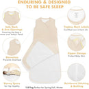 HAPIU Unisex Rayon Made from Bamboo Baby Sleep Sack TOG 1.0, 2-Way Zipper YKK, Wearable Blanket Baby by TinyTreasures Baby Boutique