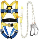 Fall Protection Safety Harness OSHA/ANSI Compliant,internal Shock Absorbing landyard&Hook by TinyTreasures Baby Boutique