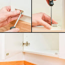 Cabinet Magnet Latch - Best for Cabinet Doors, Cupboards, Drawers and Shutters - Cabinet Magnetic Latch Easy Install - Magnetic Cabinet Catch Screws Included - Set of 12（Brown） by TinyTreasures Baby Boutique