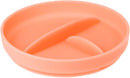Olababy 100% Silicone Suction Plate | Toddler Plates with Suction | Divided Plates for Kids | Self Feeding Baby Essentials | Baby Registry Must Haves | Microwave Dinner Plates (Coral) by TinyTreasures Baby Boutique