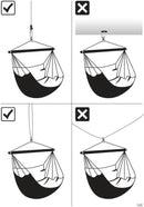 LA SIESTA® - Large Comfort Domingo Hammock Swing Chair & CasaMount - Weather & Tear Resistant Hanging Chair - Outdoor Indoor Hammock Chair w/Suspension Kit for Walls Ceilings Square Beams - Lime by GreenHaven Gardens