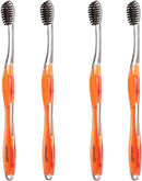 LINHART Extra Soft Toothbrush – Teeth Whitening Toothbrush with Multi Length Bristles, 4 Pack by CozyNest Decor