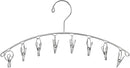 DurReus Reusable Stainless Steel Drying Rack Laundry Drip Hanger 8 Clips Closet Organizer for Hanging Lingerie,Underwear,Clothes Disapers,Mitten,Socks,Hats,Bras,Skirts,Scaf by TinyTreasures Baby Boutique