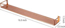 MyGift Modern Copper Metal Wall Mounted Display Racks, Set of 3 by CozyNest Decor