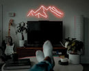 LED Decorative Lights USB Mountains Sunrise Sunset Led Neon Signs Home Decoration Wall Art Holiday Gift Brightness Adjustable 16.5''x9.5'' by CozyNest Decor