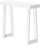 Plank+Beam Solid Wood Console Table, 36 Inch, Sofa Table, Narrow Entryway Table for Hallway, Behind The Couch, Living Room, Foyer, Easy Assembly, White by CozyNest Decor