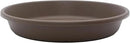 The HC Companies 21 Inch Round Plastic Classic Plant Saucer - Indoor Outdoor Plant Trays for Pots - 21"x21"x3.63" Chocolate by GreenHaven Gardens