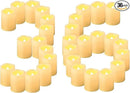CANDLE IDEA Flameless LED Votive Candles 36 Pack, 1.5" x 2", Battery Operated Flickering Electric Outdoor Flameless Tea Lights, Fake Tealight Candle Bulk for Wedding, Christmas, Halloween Decorations by GreenHaven Gardens