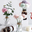 Kimura's Cabin 20Pcs Fake White Flowers Artificial Chrysanthemums Ball Flower Faux Silk Mums Flowers for Wedding Party Home Kitchen Table Core Decoration DIY Bouquets (White) by CozyNest Decor