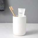 Toothbrush Holders for Bathrooms - 1 Cups Ceramic Toothbrush Toothpaste Holders, White Bathroom Tumbler Cups Reusable Toothbrush Mouthwash Cup, Bathroom Counter Organizer. by CozyNest Decor