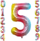 GOER Gold Foil Balloons Number 5,Huge Number Balloons for 5th 15th 25th 35th 45th Birthday Party Supplies Anniversary Decorations (3 pcs,42 inch,32 inch,16inch) by TinyTreasures Baby Boutique
