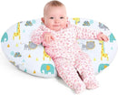 Little Grape Land Nursing Pillow for Infants, Breastfeeding Pillows, Baby Support Pillow for Nursing, Bottle Feeding, Tummy Time with Machine Washable Cover & Breathable Filling (Woodland Animals) by TinyTreasures Baby Boutique