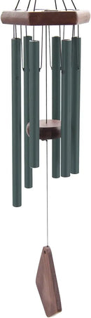 Small Green Wind Chimes for Outside, Tuned Soothing Melody, Sympathy Chimes for Mom/Housewarming, Outdoor Decoration by CozyNest Decor