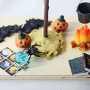 Dollhouse Decoration Accessories, 1:12 Dollhouse Ornament Mini Halloween Horror Decoration Set by CozyNest Decor