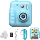 Instant Print Camera for Kids, 2.0" IPS Screen with Video Recording, 32GB Expandable, 1800mAh Battery, Includes 40+ Zink Paper, Birthday Gift for Girls Boys Age 3-12 by TinyTreasures Baby Boutique