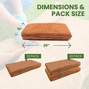 Coco Coir 10" x 20" Grow Mats by EnvelorHome