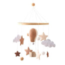 Baby Mobile for Crib, Baby Crib Mobile for Boys Girls, Baby Mobile for Bassinet, Boho Nursery Mobile, Nursery Decor Theme for Infant Bedroom Hanging, Gender Neutral Baby Gift (Hot Air Balloon) by CozyNest Decor