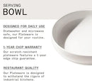 Made In Cookware - Serving Bowl - White - Porcelain England by CozyNest Decor
