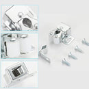 6 Pack Cabinet Latch - Double Roller Catch Hardware for Cupboard Closet Kitchen Cabinet Door Latches and RV Cabinet, Silver by TinyTreasures Baby Boutique